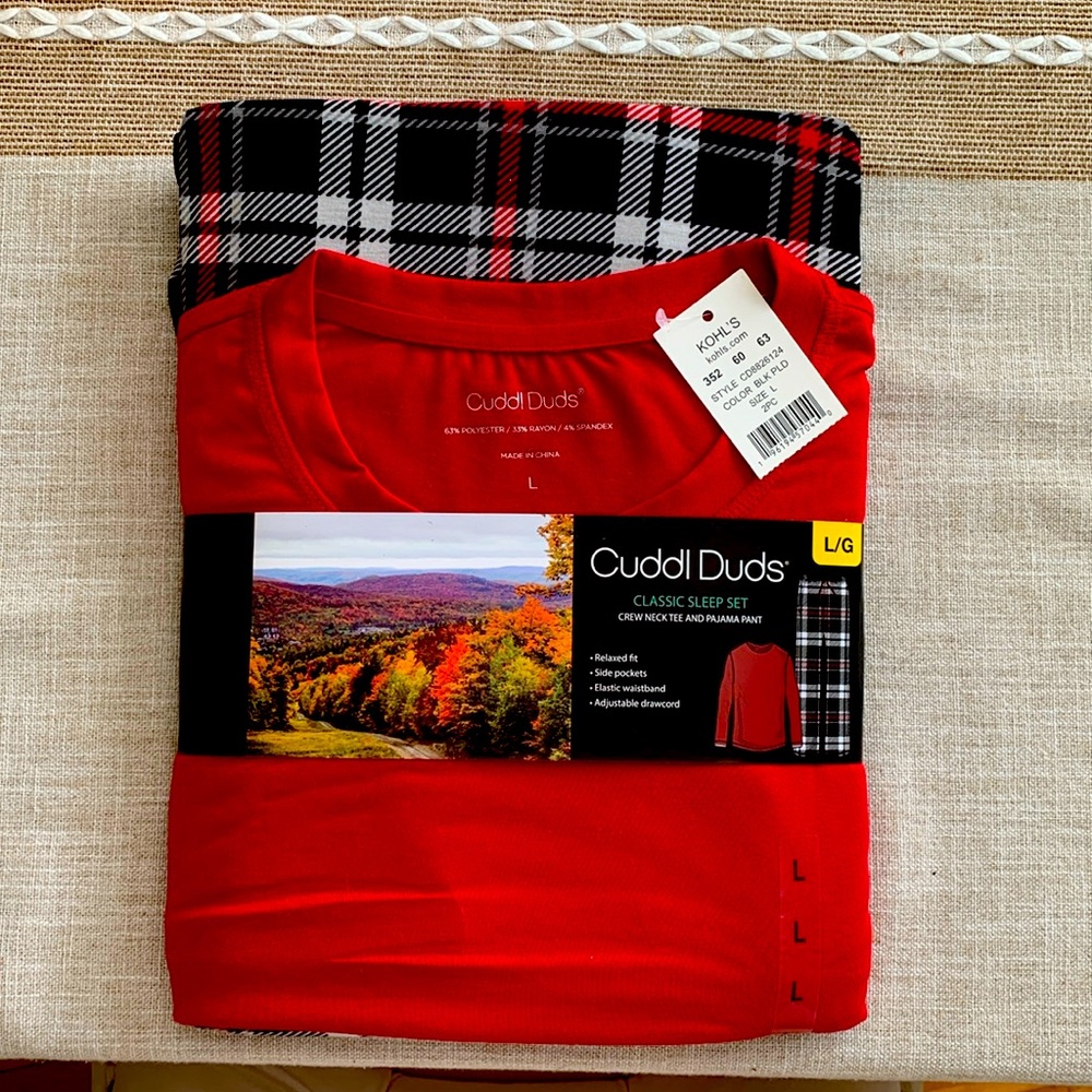 Classic sleeping set, crew neck tee and pajama pant